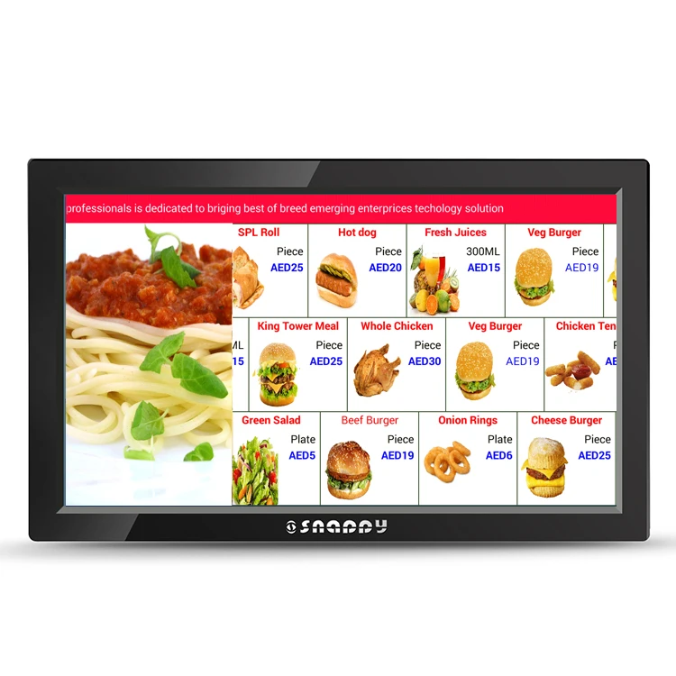 32 дюйма фаст-фуд гамбургер Ресторан digital signage доска меню ЖК-экран