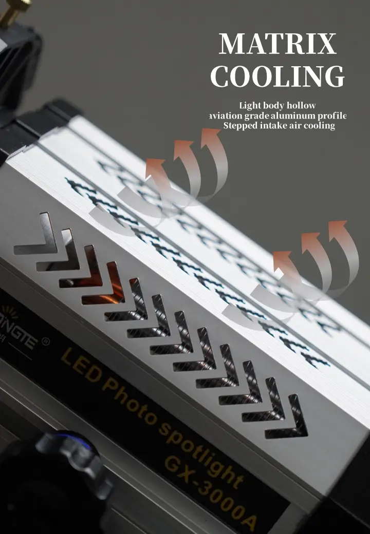 Fresnel LED spotlight 300W GX-3000A led light video studio light led photographi studio light