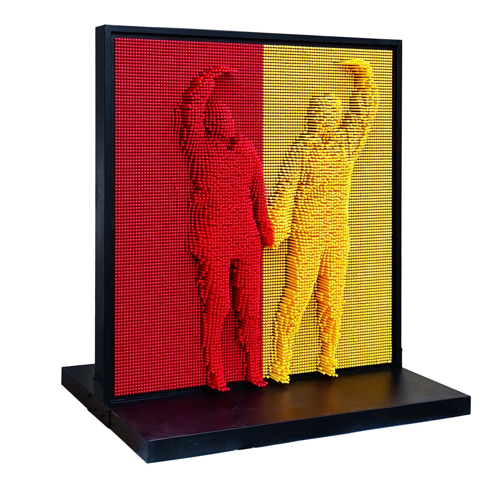 3D ручной впечатление контактный экран игрушки DIY Творческий pin-арт контактный экран игрушки для детей Крытый игровой центр