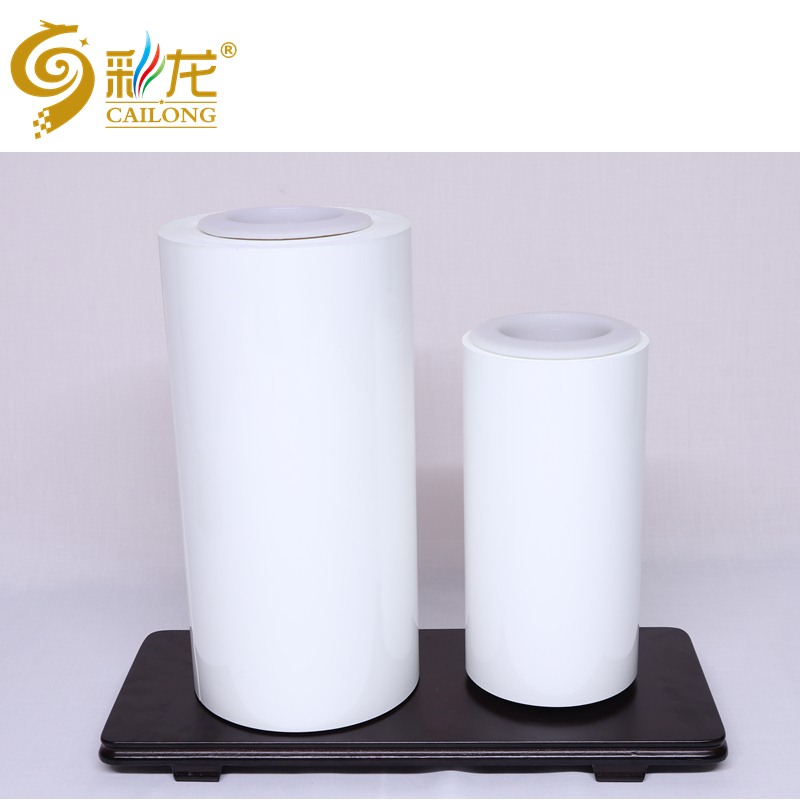 Label Polyester Film White PET thickness from 12 micron to 100 micron for printing and lamination
