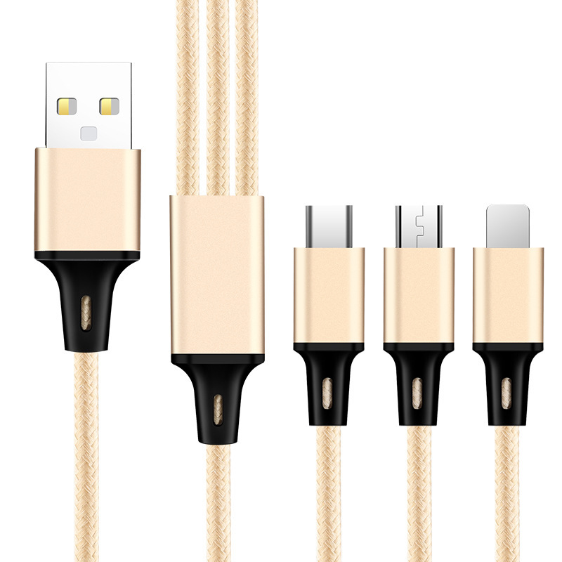 3 в 1 кабель зарядное устройство Высокое качество USB кабель для передачи данных Быстрая зарядка для мобильного телефона зарядный кабель