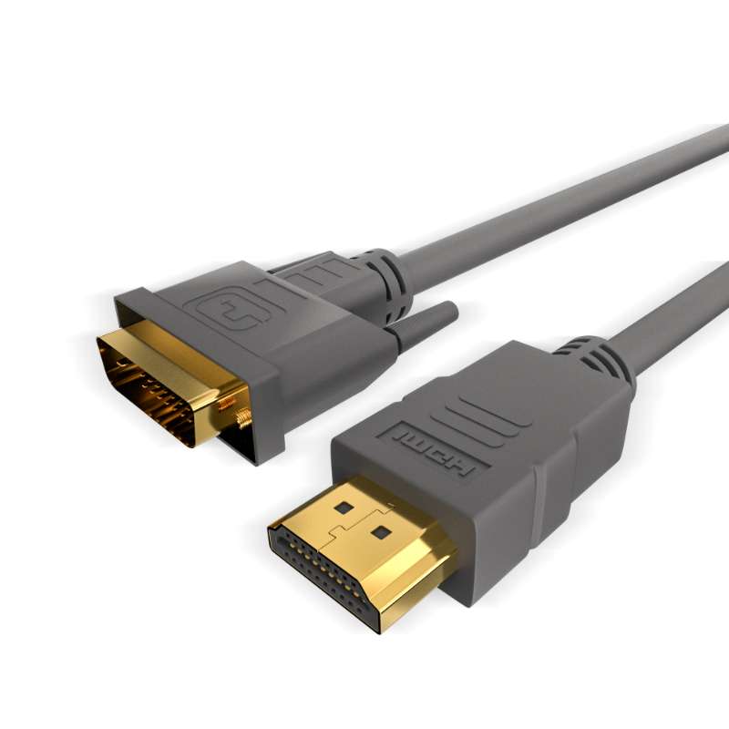 Горячая Распродажа 3 м HDMI штекер к 24 + 1 штекер DVI кабель разъем с кабелями Поддержка компьютера