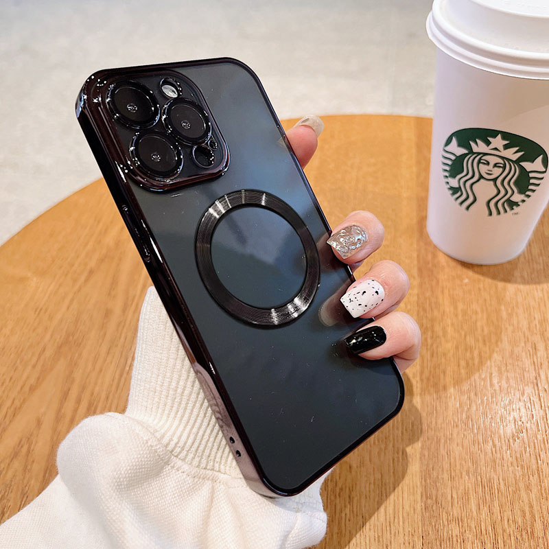 Прозрачный защитный чехол с отверстием для логотипа для iPhone 14, 12, 13 Pro Max, 14, 13, X, XR, Xs, 7 Plus