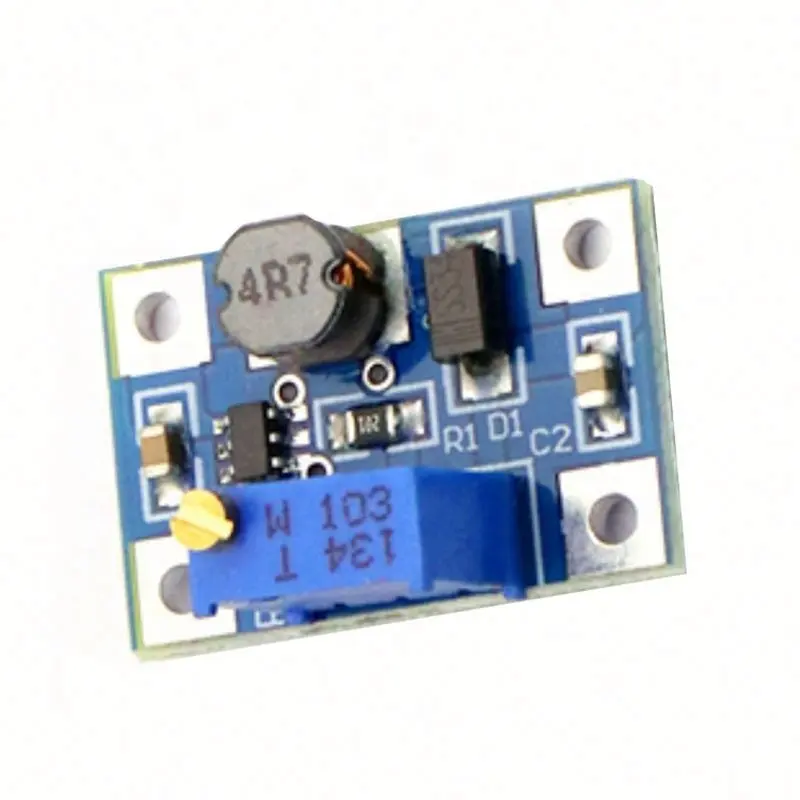 sx1308 DC-DC adjustable boost board 2A boost stabilized power supply module for wide voltage input 2/24V rise 5/9/12/28V