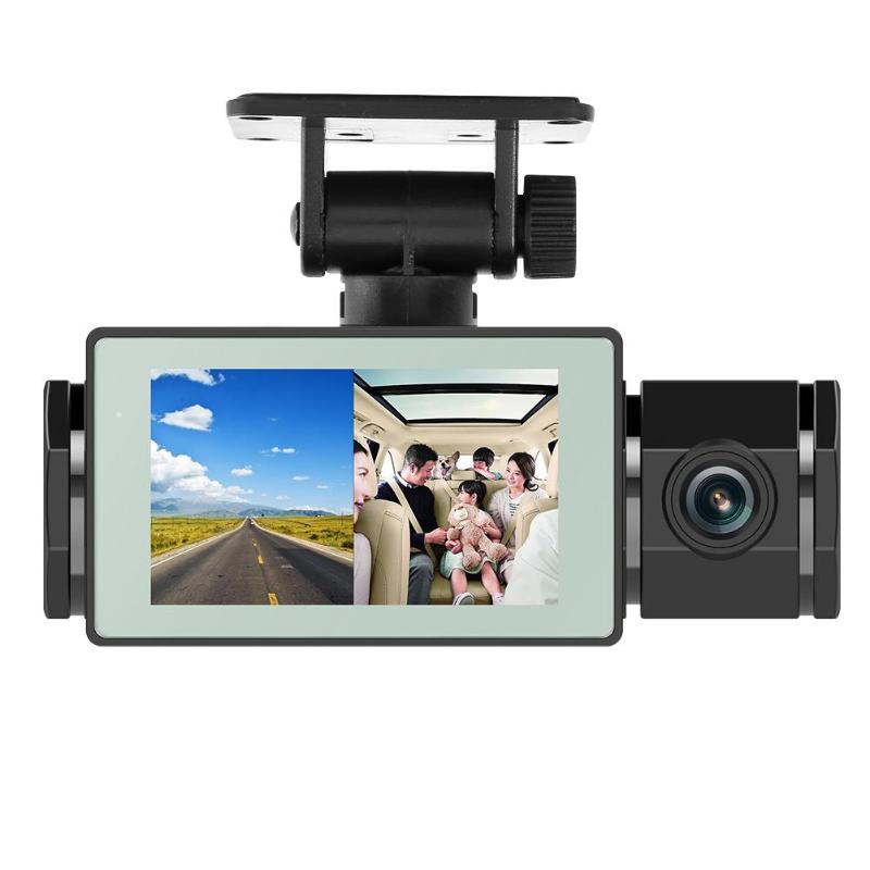 Видеорегистратор dvr gps Двойная камера ночного видения Автомобильная камера видео регистратор радар детектор оптовая продажа