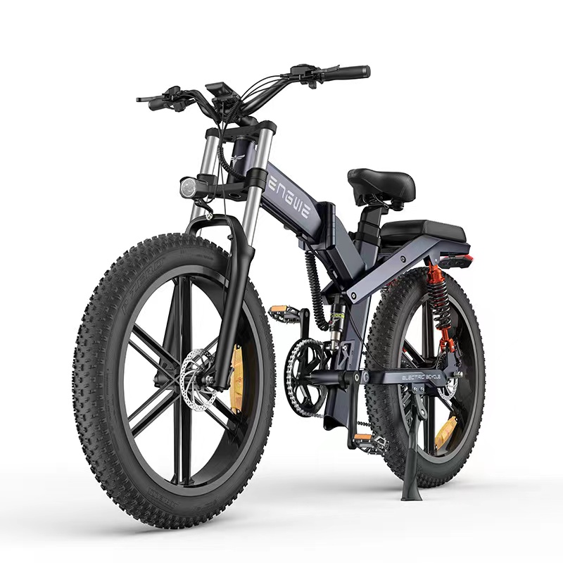 ENGWE X26 Электрический мотоцикл 48V28Ah 1000 Вт 26 дюймов толстые шины Go внедорожный Электрический велосипед Гидравлическое Масло Электрический горный велосипед