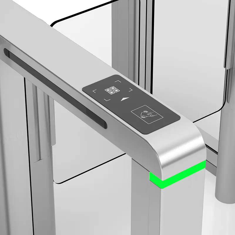 High Security Modern Easy To Install Quick Smart Security System Turnstile Swing Gate