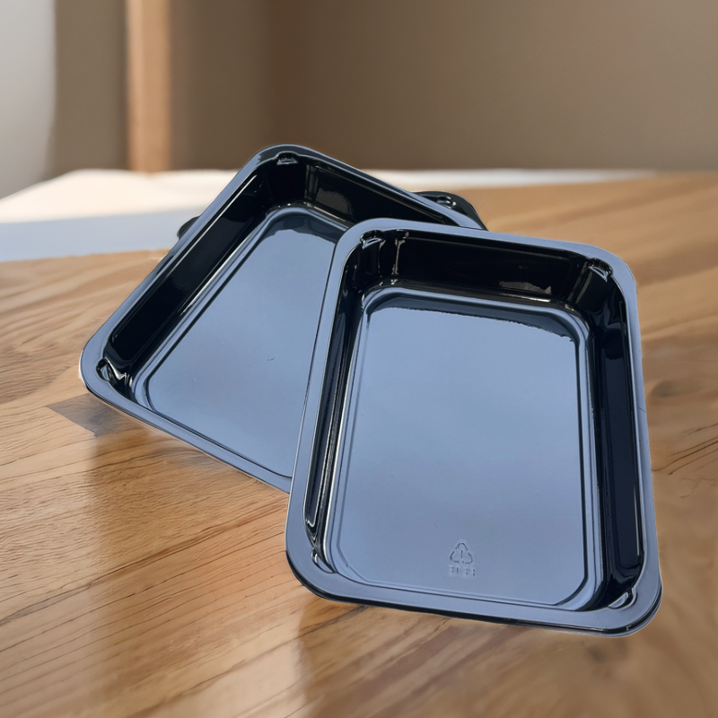 Wholesale Airline Cpet Tray Heat Resisting Cpet Food Tray Rectangle Plastic Cpet Food Container