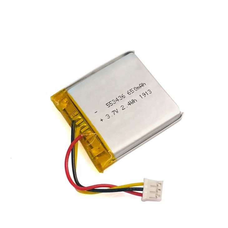 KC model 553436 3.7v 650mAh 3.7v polymer battery for Laser pen sterilamp Spray Dryer