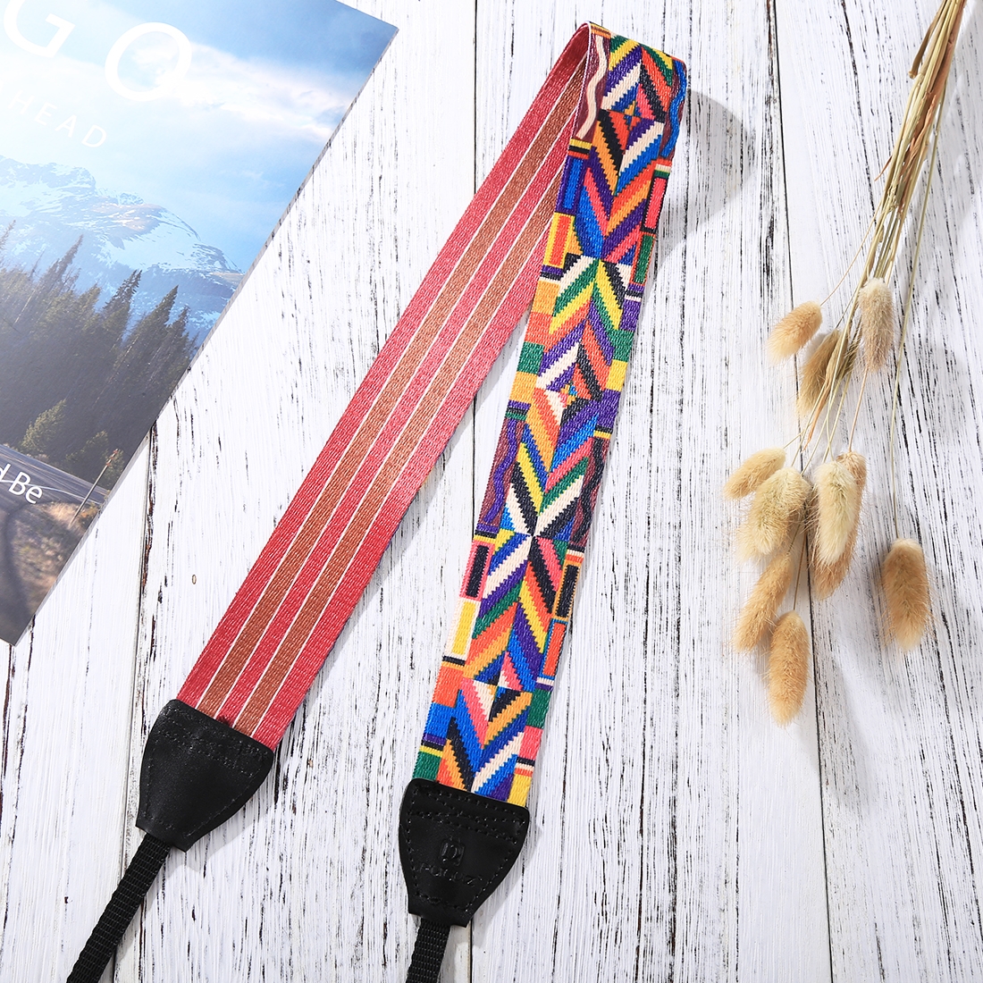 New Arrival PULUZ Retro Ethnic Style Paracord Quick Release Polyester Camera Strap