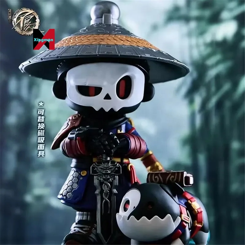 Genuine Mr.Bone Dark Stars Limited Edition Trendy Anime Figure Zombies Game Skeleton Collection Birthday Gift Children Funny Toy