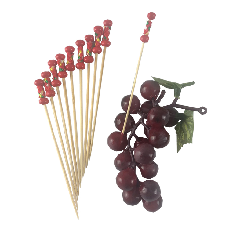 Factory Bamboo Sticks Cocktail Picks Fruit Skewers Toothpick