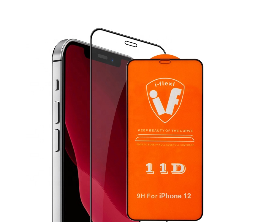 11D Защита экрана для iphone x xs xr 11 12 pro max полное покрытие закаленное стекло Защита экрана для мобильного телефона