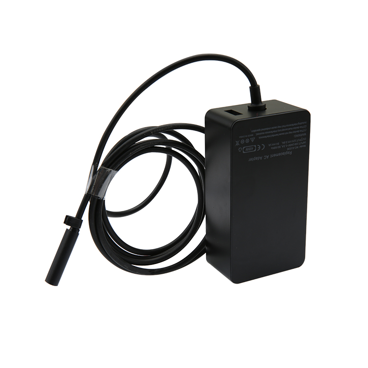 48W 12V 3.6A Surface Power Adapter Charger Compatible for Surface Pro 2 Pro 1 Surface RT with USB Charging Port