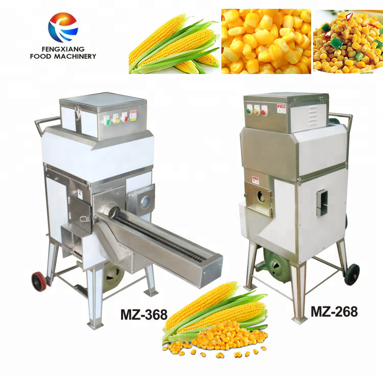 400-500 кг/ч Сладкий кукурузный молотилка, свежий кукурузный пилинг машина