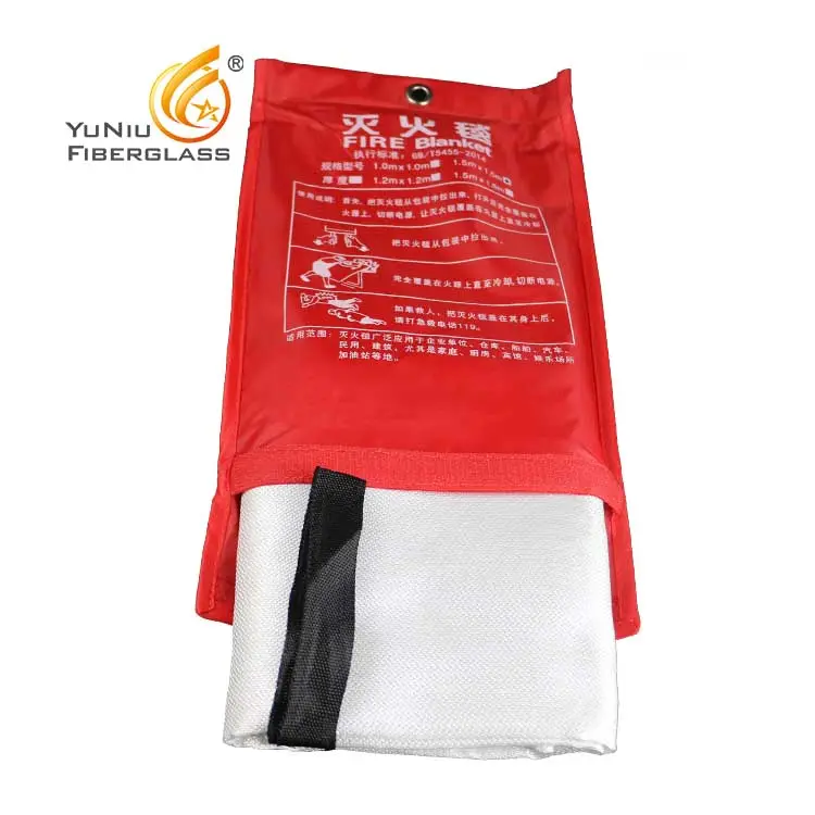 Home safety price 1m x 1m fiberglass fire resistant blanket