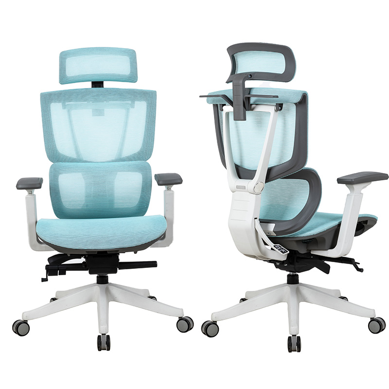 Comfortable Office Furniture 4D Armrest Donati Orange Color Full Mesh Ergonomic Office Chair
