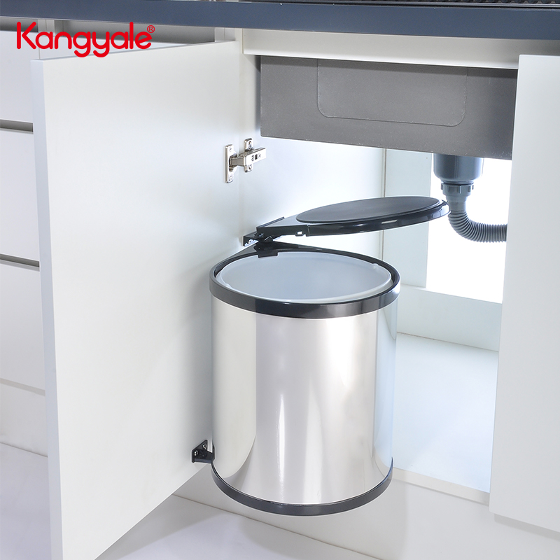 8L 14L корзина для мусора из нержавеющей стали