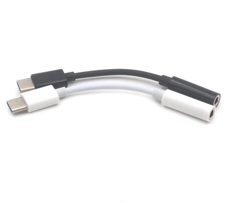 Тип C до 3,5 мм AUX со штекера на гнездо для наушников USB кабель для передачи данных 3,1 Мужской до 3,5 Женский Джек аудио адаптер