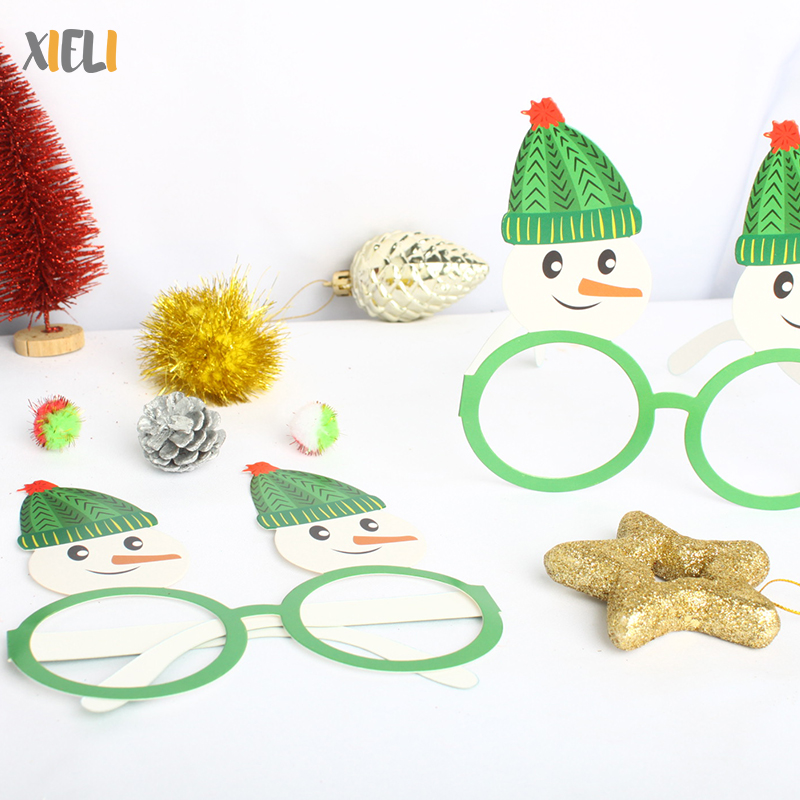 Christmas Ornaments Photo Props Gifts Christmas Holiday Party Favors Christmas Glasses