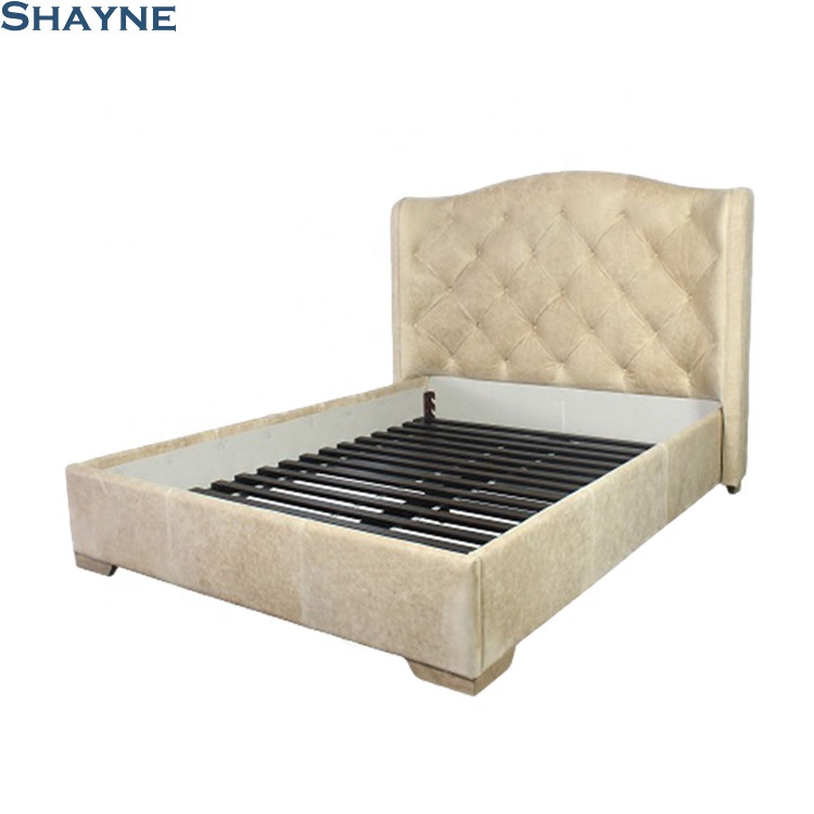 300000 SKU ODM Shayne роскошная мебель на заказ пергамент из натуральной кожи для спальни с мягкой обивкой