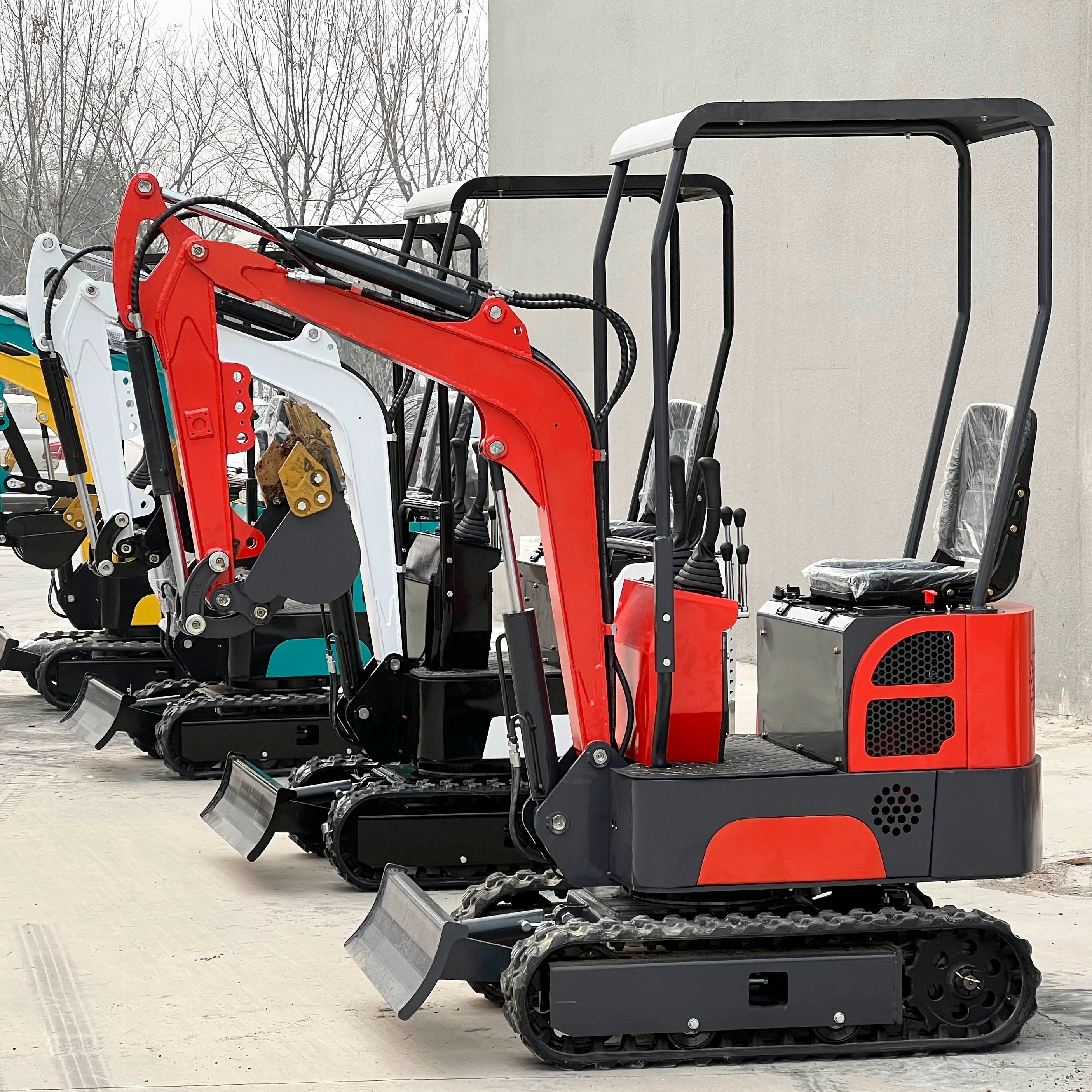 HFT10 Hydraulic Excavator Device Pumping Machine Red Heat Pump Water Heaters Engineering Construction Machinery 10 Hp Engine