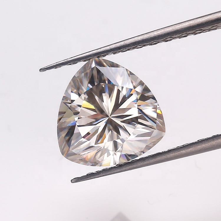 6,5x6,5 мм 1ct D Цвет отлично огранка «Треугольник» Moissanites алмазе пройти тестер Муассанит драгоценные камни для ювелирных украшений ювелирные изделия кольцо