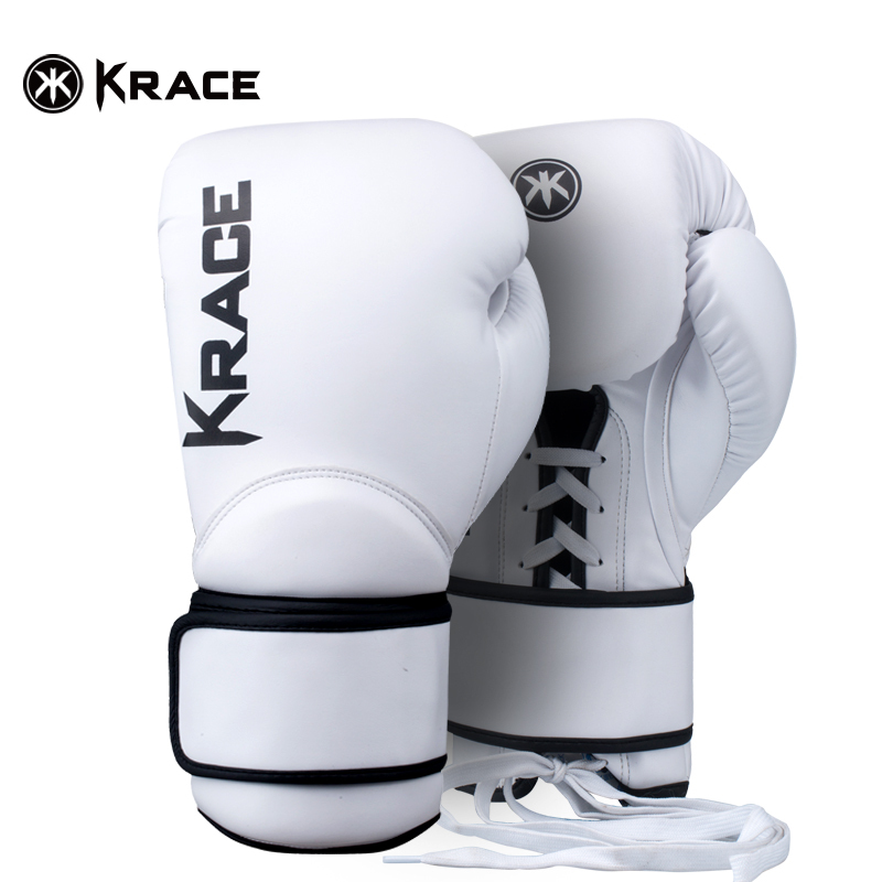 Wholesale High Quality Custom Your Logo Adult Professional Lace Up Closing Leather Boxing Training Personalized Training Gloves