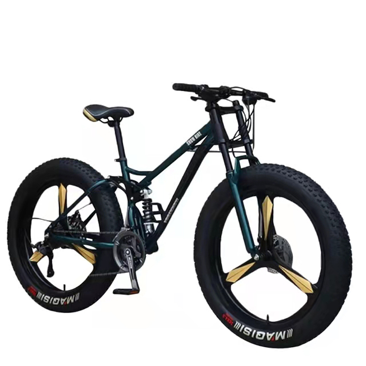 Marathon Mountain Bike Double Disc Brake 4.0 Tire Snow Mountain Bike Outdoor Sports Exercise Mountain Bike