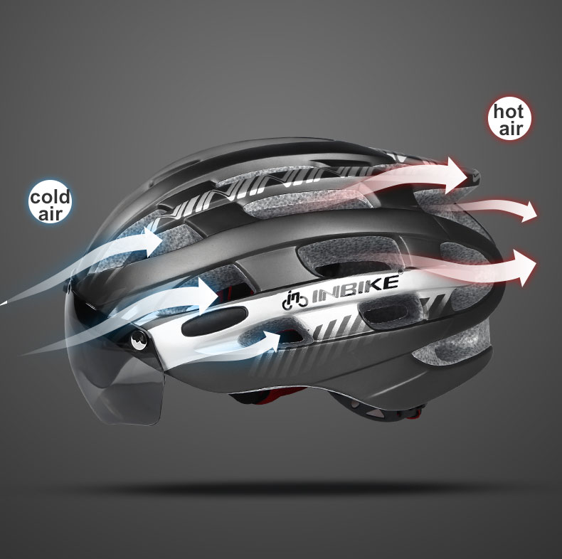 Inbike Manufacturers Sell Direct Black Blue Low Price MTB Bicycle Helmets