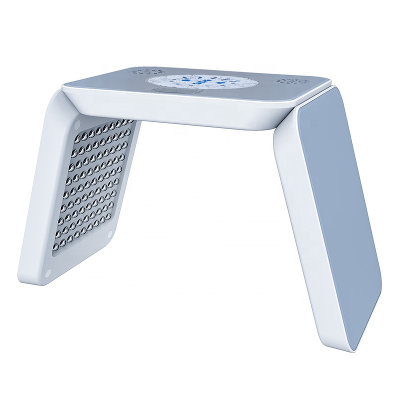 Newest 7 Color PDT LED Mask Small 3 Fold Spectrometer With Sprayer For Facial Deep Moisturizing Whitening Acne Treatment