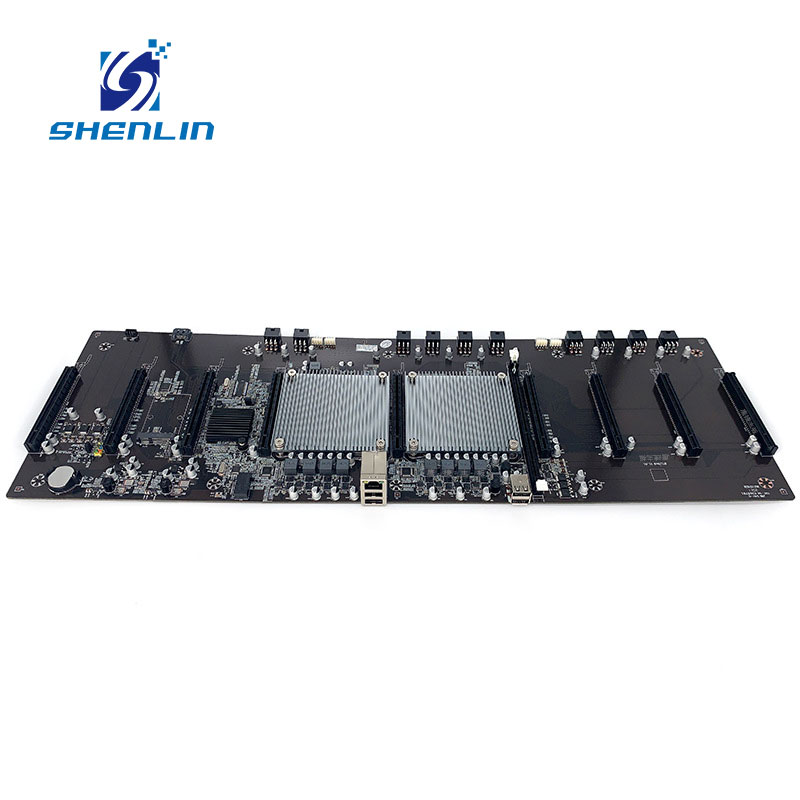 9 ГП материнская плата 60 мм Слоты поддержка RTX3060x9 полная скорость 48mh/s материнская плата