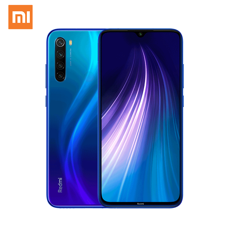 Global Version Redmi Note 8 2021 Smart Phones 4GB 64GB 4G Cellphones High Power Xiaomi Redmi Note 8 Telephones Mobile Phone