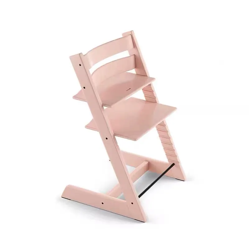 INS стиль, детская мебель из массива дерева, обеденный стул, многофункциональный регулируемый стул