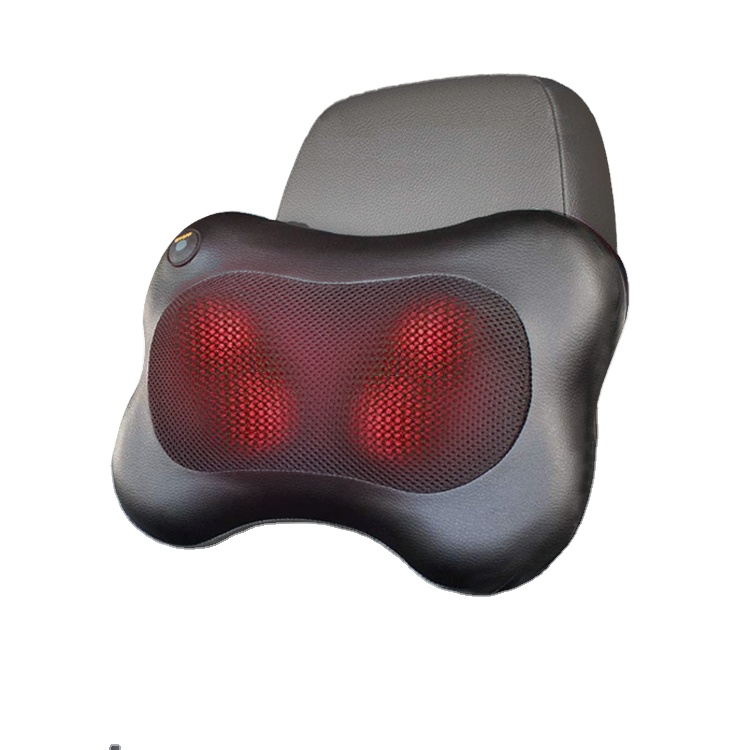 Массажная электрическая подушка для лица shiatsu, массажер с подогревом chm 8028, подарок для женщин, друзей, массажеры на день рождения