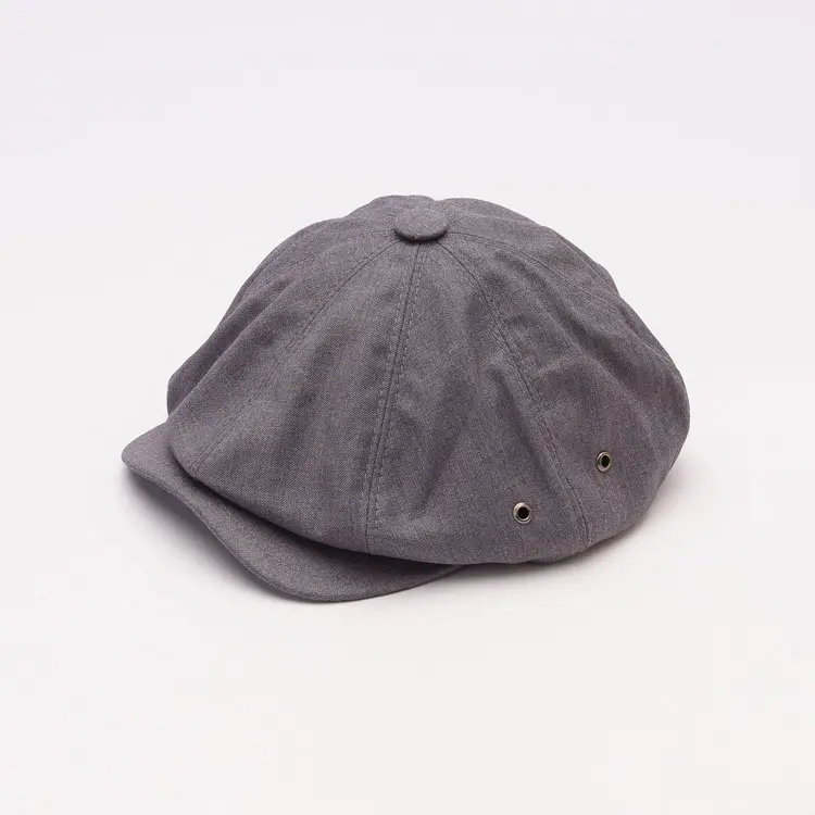 Custom Logo Plain Adults Vintage Polyester Fashion Man Newsboy Hats Ivy Cap Hats for Outdoor