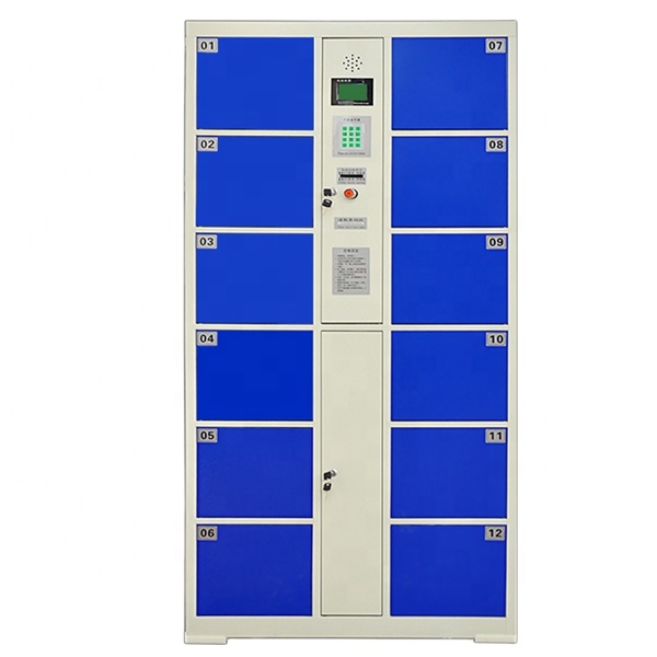 public parcel locker electronic storage cabinet for supermarket