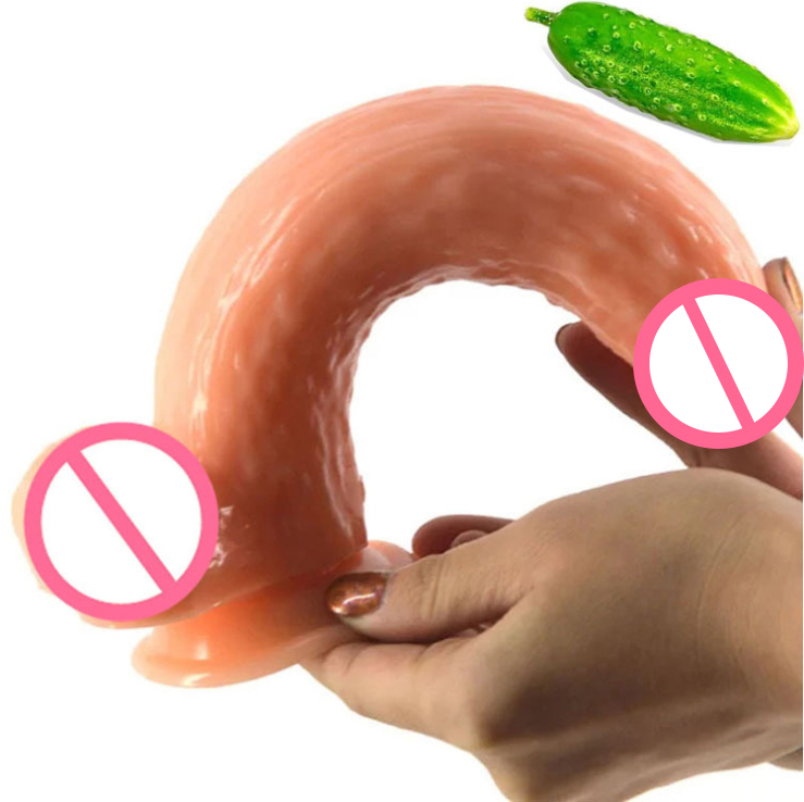 Factory Cheap Price penis anal plug masturbation device cucumber dildo adult game sex toy