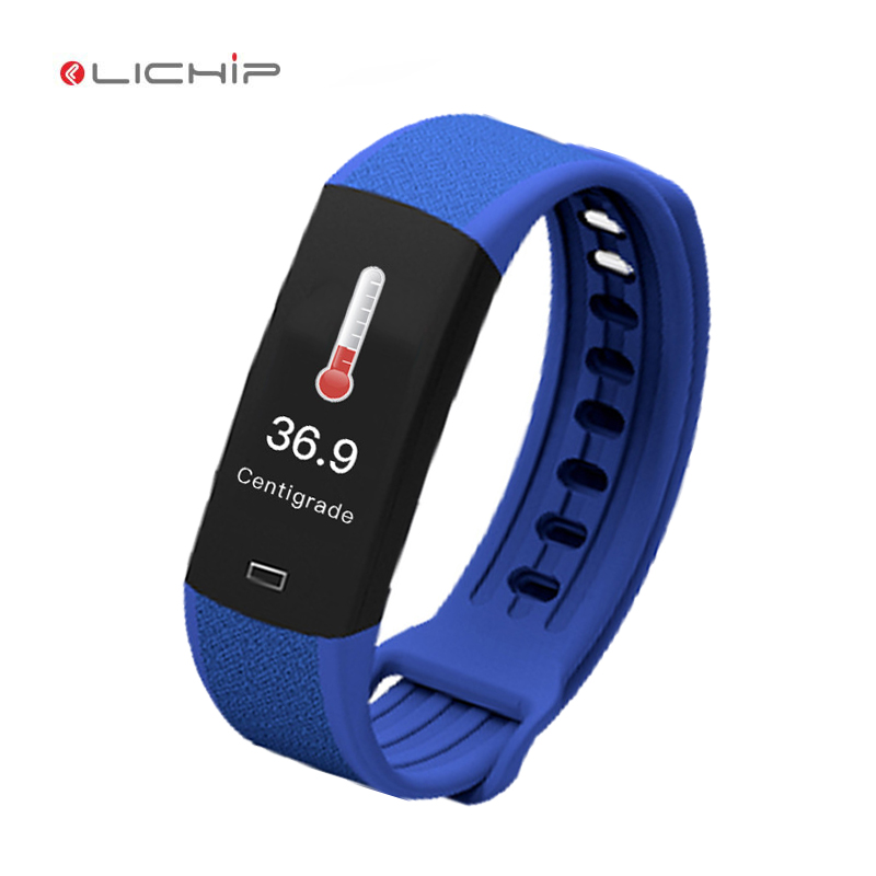 Фитнес-браслет для измерения температуры тела L257 Смарт-часы pulsera termometro термометр браслет b6w inteligente