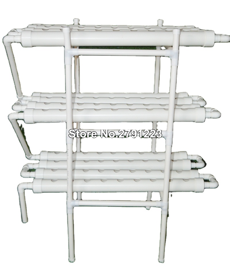 Hydroponic Grow Kit 12 Pipes 3 Layers 110/220V Pump Hydroponic 108 Holes Garden Vegetable Planting System Kit Tool Water Culture