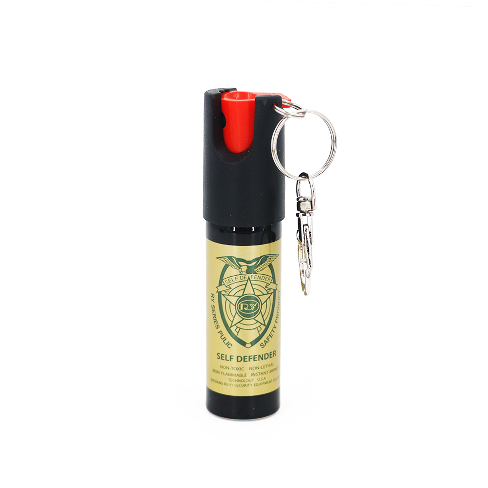 Wholesale Women Self Defense 25ml Mini Plastic Pepper Spray