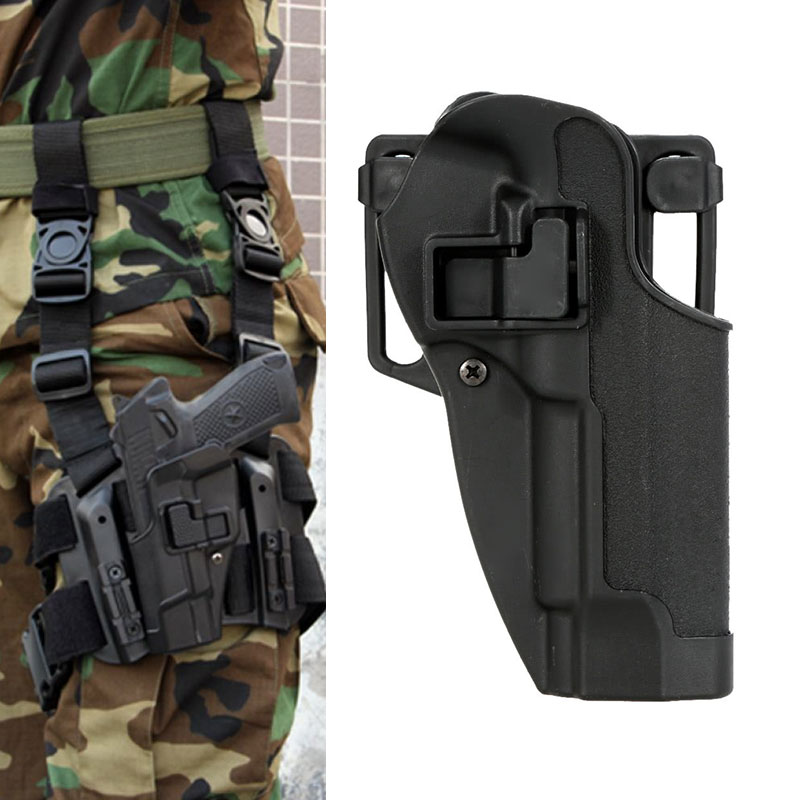 Tactical Rubber Pistol Grip Gun Glock Holster Handgun Sleeve Cover Protect Anti-Slip Airsoft Holster Hunting Accessories