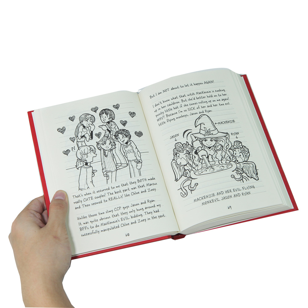 Дешевые полноцветные книги в твердом переплете с английской вымышленной историей