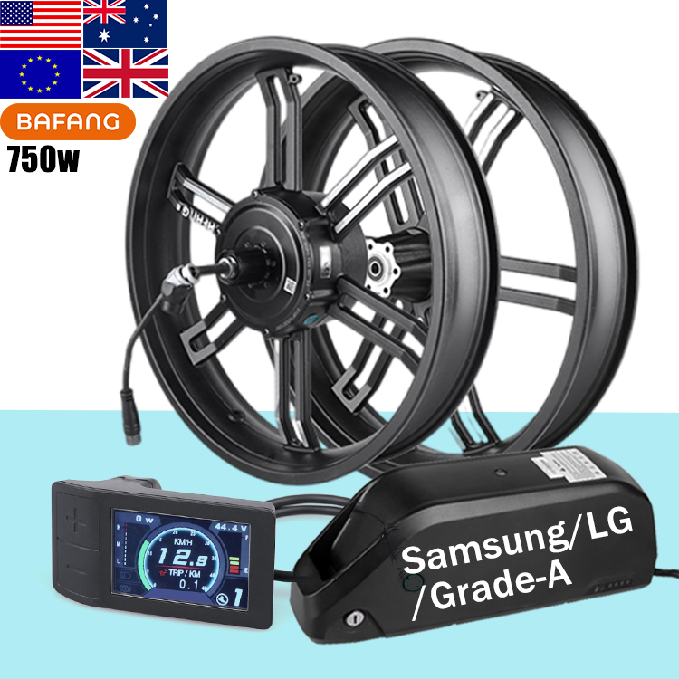 США wareshoue Bafang 750 Вт hub bldc мотор с 36 в 48 в 15 Ач 17,5 Ач батарея 20 дюймов fat tire ebike конверсионный комплект