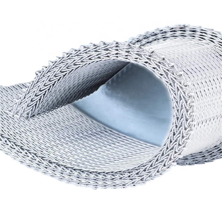 Stainless Steel food Herringbone Wire Mesh Belts Oven Baking Wire Mesh Small Conveyor Belt price