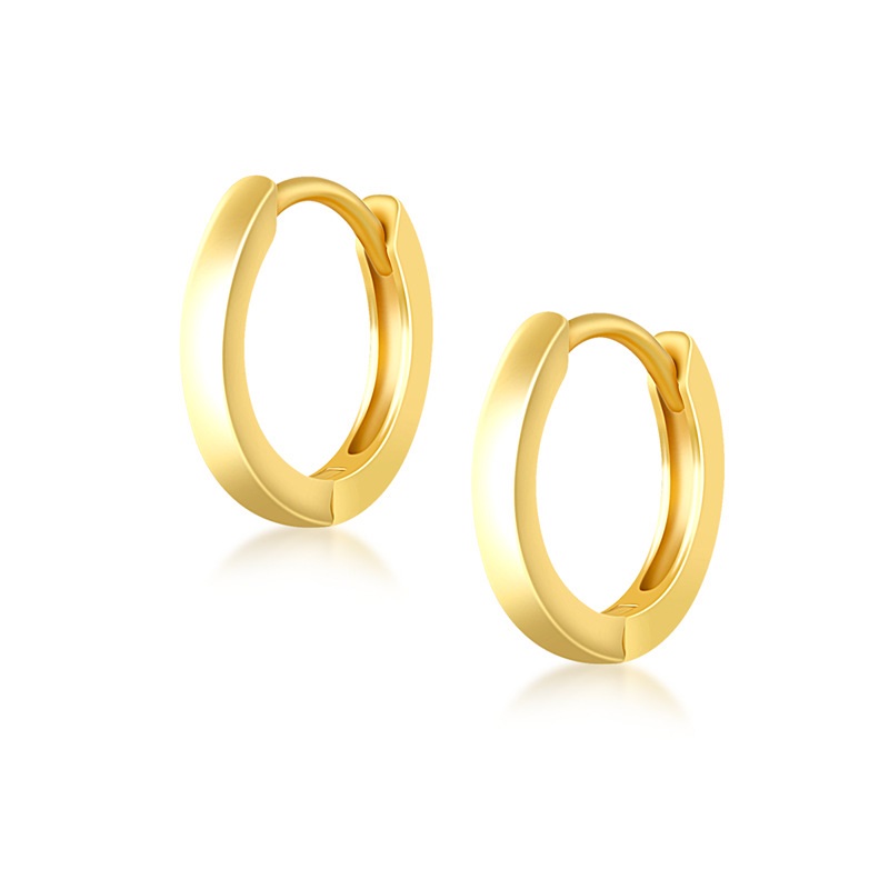 2021 Jewelry 925 Sterling Silver Plain Simplist Hoop Earrings Dainty Silver Earring