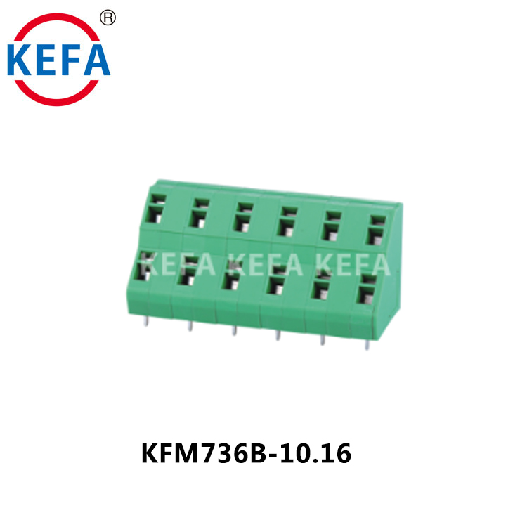 KFM736B-10.16 10,16 мм Pitch Разъем колготки из хлопка на весну, маленький размер, провод-разъем-терминальный блок провода терминальный блок