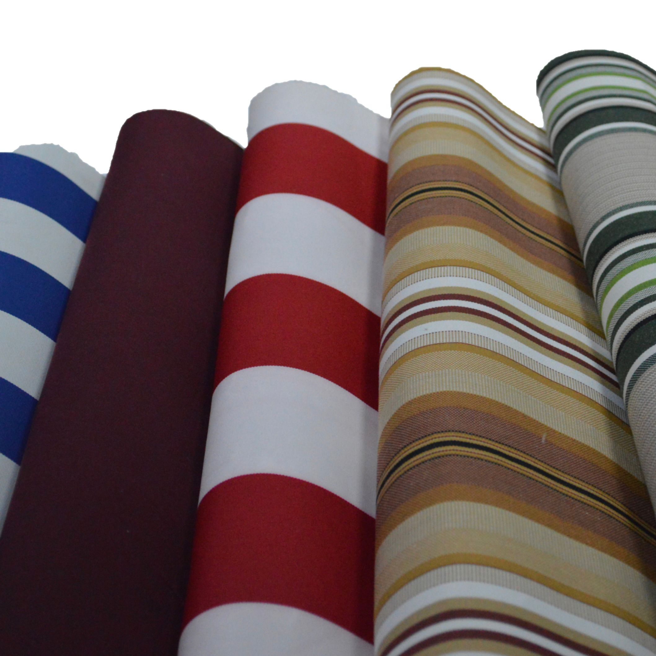 100% Solution dyed acrylic awning fabric