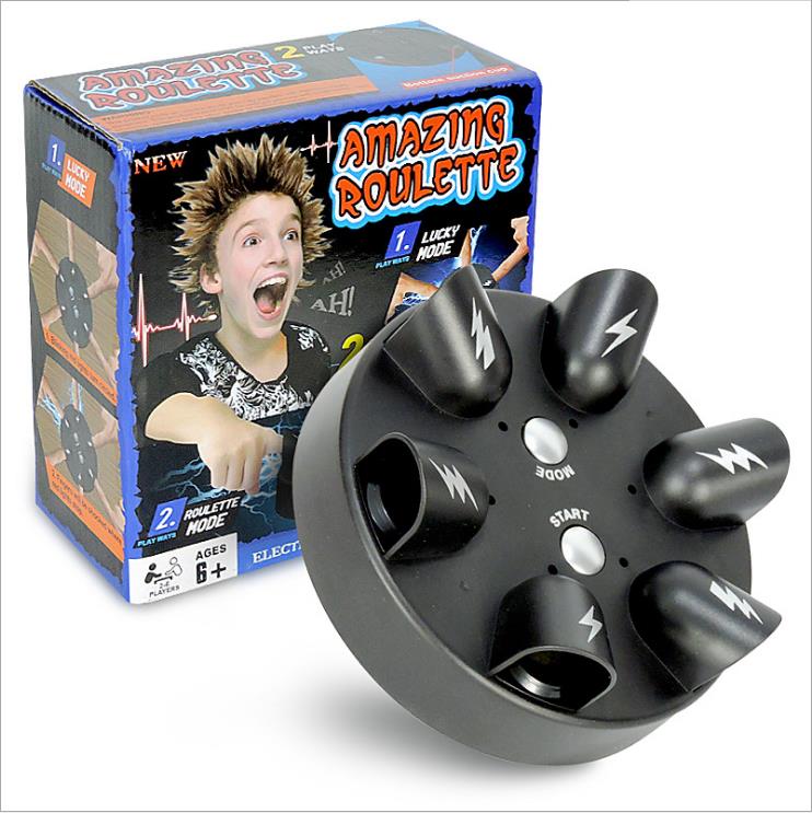 Shocking Roulette Lie Detector Electric Polygraph Test Finger Toy Party Drinking Game