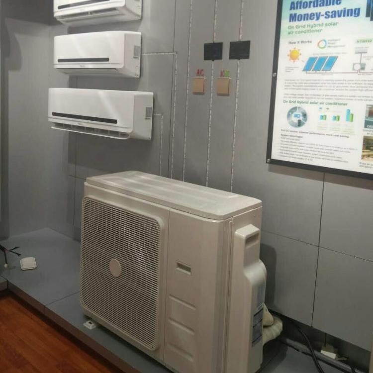 Солнечные батареи системы кондиционирования воздуха 12000BTU/ac/dc гибридный солнечный Блок кондиционирования воздуха